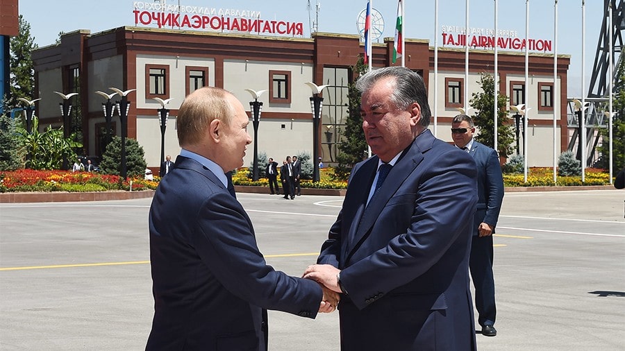 Завершение рабочего визита Президента Российской Федерации Владимира Путина в Таджикистан